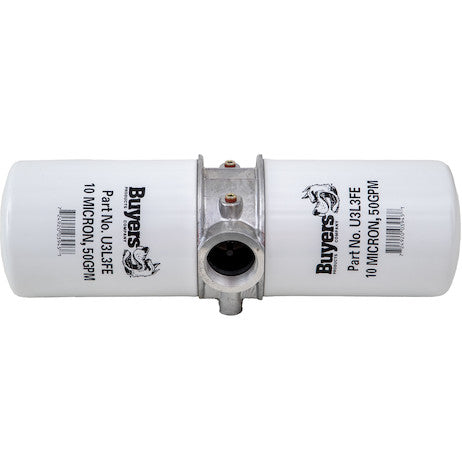 HFA31025 - 100 GPM Return Line Filter Assembly 1-1/2 Inch NPT/10 Micron/25 PSI Bypass