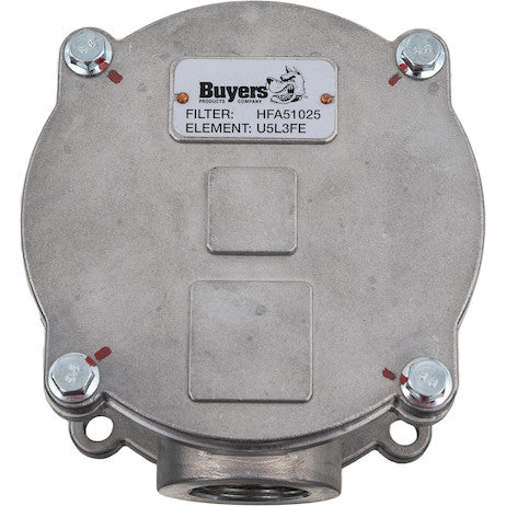 50 GPM In-Tank Filter 1-1/4 Inch NPT/10 Micron/25 PSI Bypass