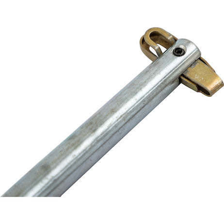 5/8 x 5.0 Inch Clear Zinc Hitch Pin Assembly With Spring Clip