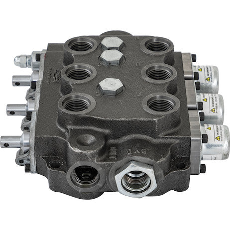 3 Spool Directional Control Valve 3-Way Detent In/4-way Spring Center/4-Way/PB