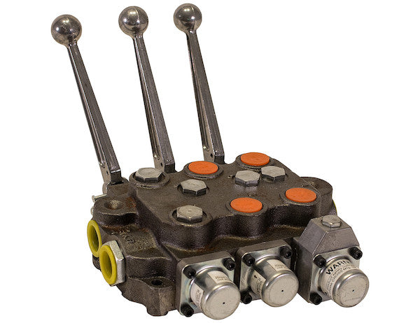 HV3111AAAG2ED0 - 3 Spool Directional Control 4-Way Spring Center/4-Way Spring Center/4-Way/PB