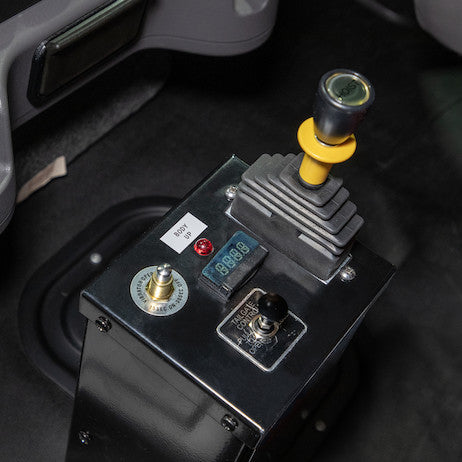 Single Lever Air Control Valve - 4-way Hoist with Feather Down, PTO Output Function with Automatic Kickout on Lower, Spring Center