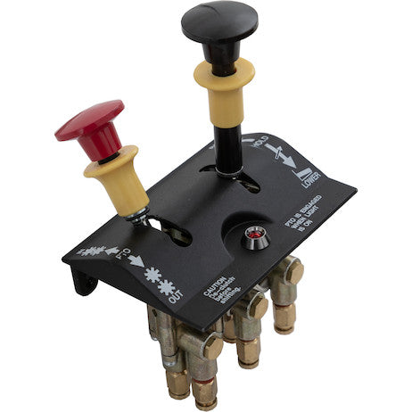 Dual Lever Non-Feathering Non-Disengage Spring Return PTO/Pump Air Control Valve