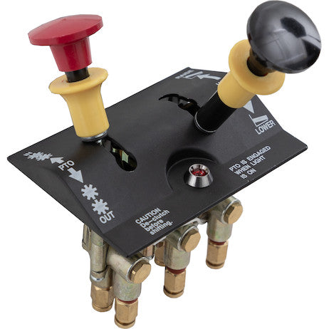 Dual Lever Non-Feathering Non-Disengage Non-Return PTO/Pump Air Control Valve 