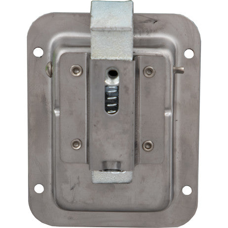 Stainless Steel Junior Single Point Locking Paddle Latch - Thru-Hole Mount