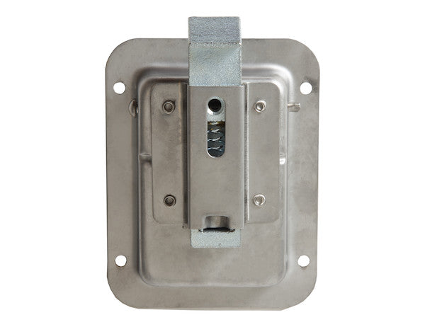 Stainless Steel Junior Single Point Locking Paddle Latch - Thru-Hole Mount
