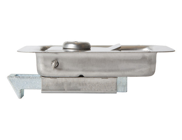 Stainless Steel Junior Single Point Locking Paddle Latch - Thru-Hole Mount