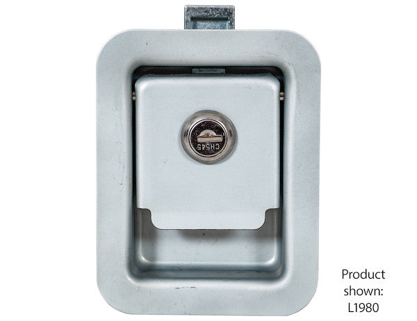 Stainless Steel Junior Single Point Locking Paddle Latch - Thru-Hole Mount