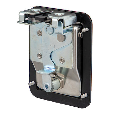 Stainless Steel Single Point Locking Paddle Latch - Thru-Hole Mount