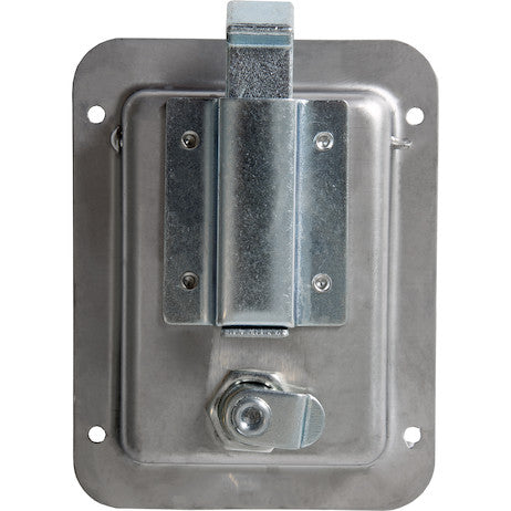 Stainless Steel Single Point Locking Paddle Latch - Thru-Hole Mount