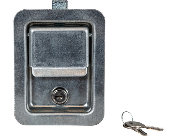 Stainless Steel Single Point Locking Paddle Latch - Thru-Hole Mount
