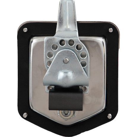 6-Inch Stainless Steel Single- Point T-Handle Latch with key cylinder, gasket and keys  