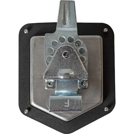 6-Inch Stainless Steel Single- Point T-Handle Latch with key cylinder, gasket and keys  