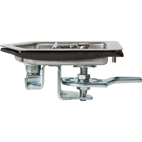6-Inch Stainless Steel Single- Point T-Handle Latch with key cylinder, gasket and keys  