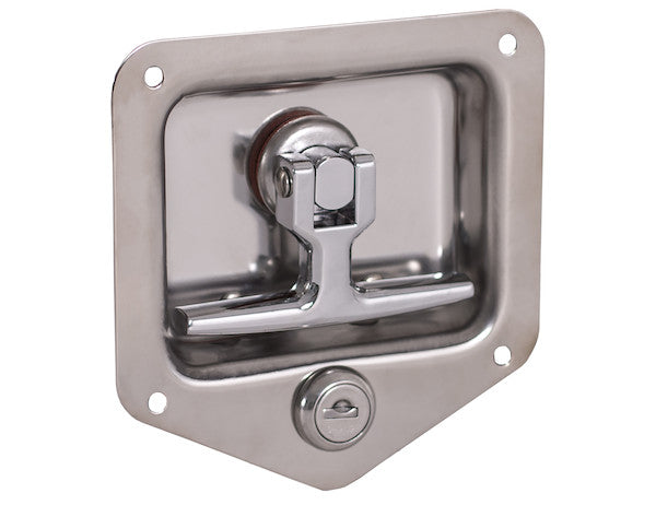 Stainless Steel Flush Mount 2-Point T-handle latch kit