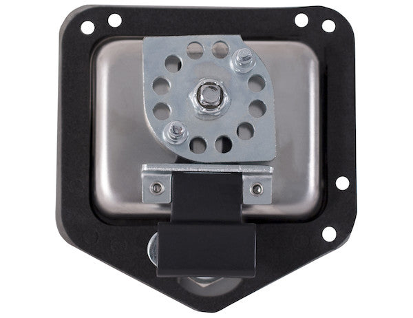 Zinc Plated Steel Flush Mount Single Point T-Handle Latch Assembly with Mounting Holes