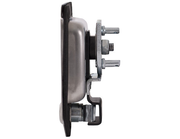 Zinc Plated Steel Flush Mount Single Point T-Handle Latch Assembly with Mounting Holes