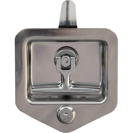 Stainless Steel Flush Mount Single-Point T-handle latch assembly with Mounting Studs
