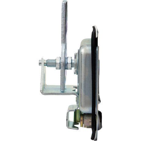 Zinc Plated Steel Flush Mount Single Point T-Handle Latch Assembly with Mounting Holes