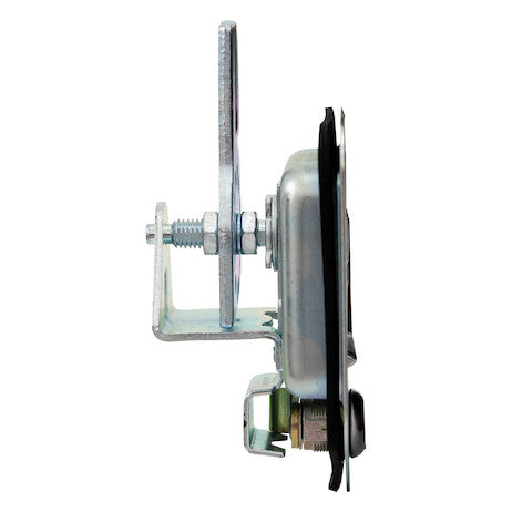 Zinc Plated Steel Flush Mount Single Point T-Handle Latch Assembly with Mounting Holes