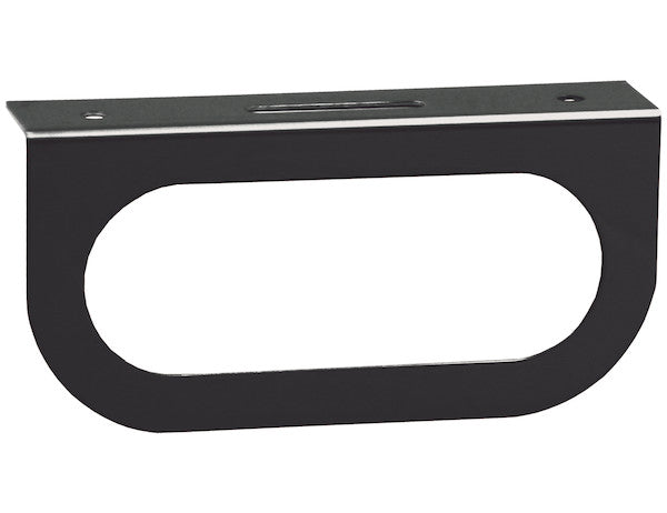 LB1 - Single Oval Black Powder-Coated DOT Light Bracket
