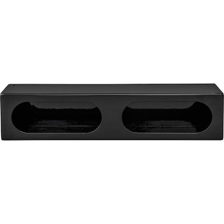 Dual Oval Light Box Black Powder Coated Steel