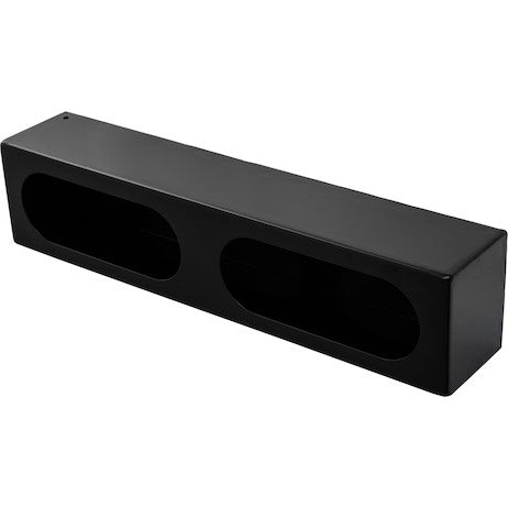 Dual Oval Light Box Black Powder Coated Steel