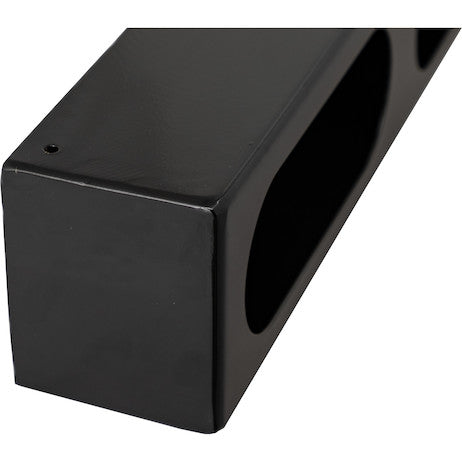 Dual Oval Light Box Black Powder Coated Steel
