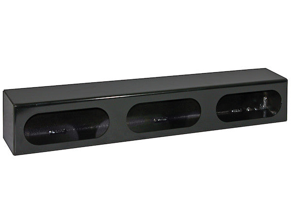 Triple Oval Light Box Diamond Tread Aluminum