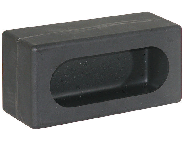 LB383P - Single Oval Light Box Black Polyethylene