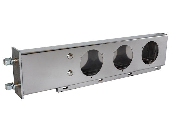 30 Inch Stainless Steel Light Boxes with Mudflap Mounts (Passenger Side Box ONLY)