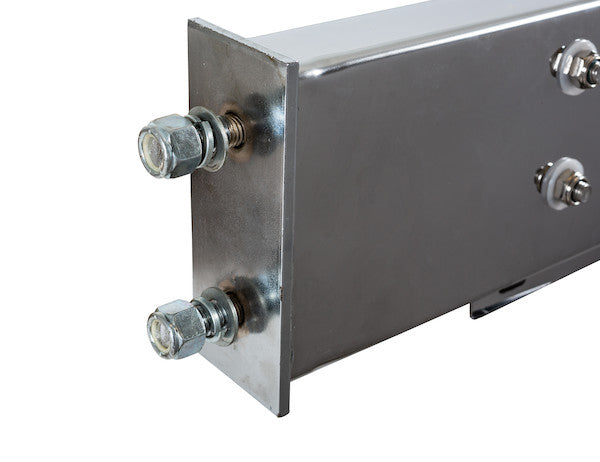 30 Inch Stainless Steel Light Boxes with Mudflap Mounts - Complete Kit (Includes Driver and Passenger Side Boxes)
