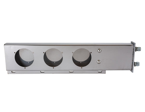 30 Inch Stainless Steel Light Boxes with Mudflap Mounts - Complete Kit (Includes Driver and Passenger Side Boxes)