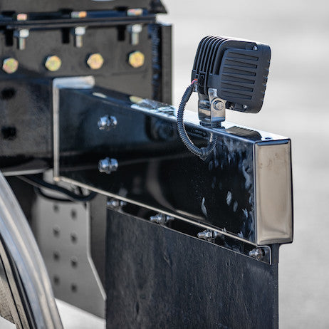 30 Inch Stainless Steel Light Boxes with Mudflap Mounts (Driver Side Box ONLY)