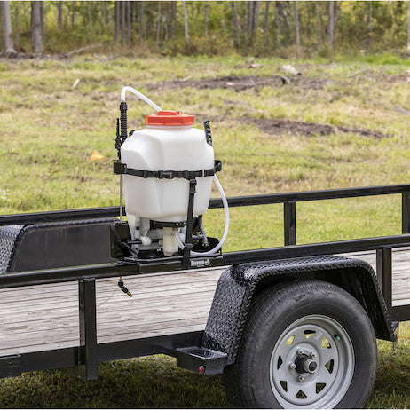 Adjustable Sprayer Rack for Landscape Trailers