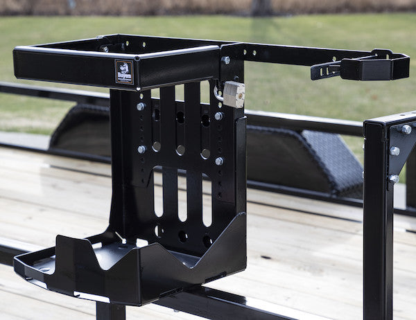 Lockable Universal Backpack Blower Rack