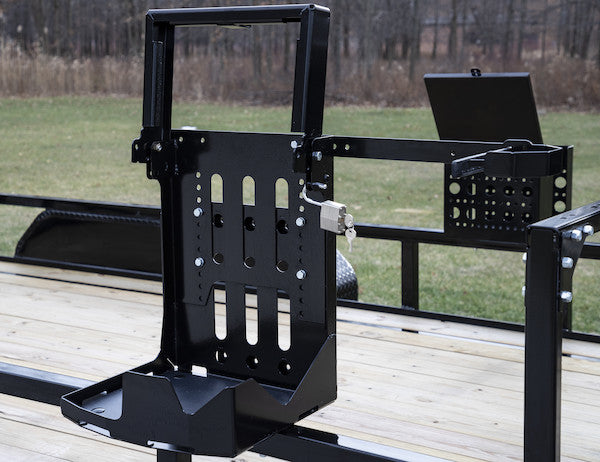 Lockable Universal Backpack Blower Rack