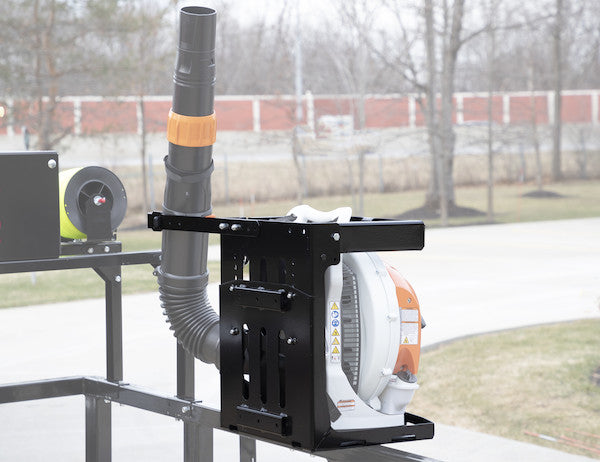 Lockable Universal Backpack Blower Rack