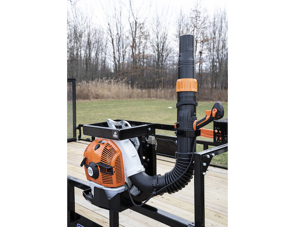 Lockable Universal Backpack Blower Rack