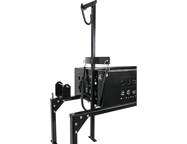 Multi-Purpose Storage Basket for Landscape Trailers