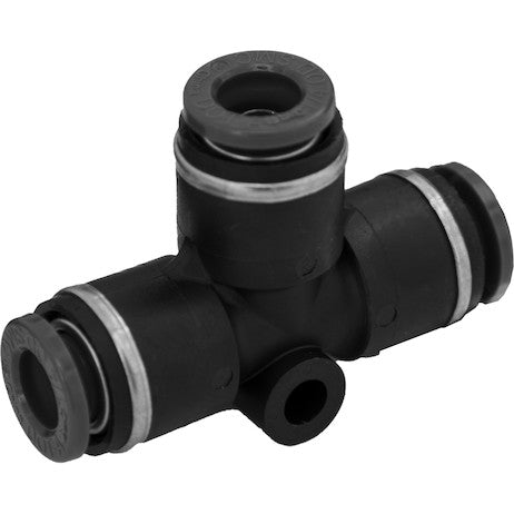 NUT0P25 - Brass/Poly DOT Push-In Union Tee 1/4 Inch Tube O.D.