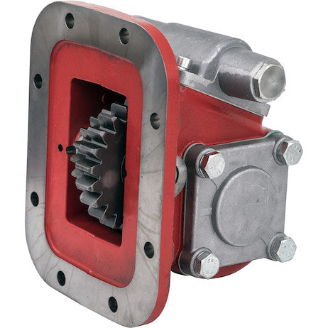 PTO, 8 Bolt, Low ratio, Direct mount, Air shift, rotatable mounting flange, 7/8???-13 T splined shaft, forward position