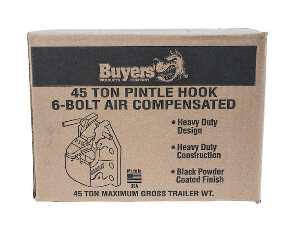 45 Ton 6-Hole Air Compensated Pintle Hook