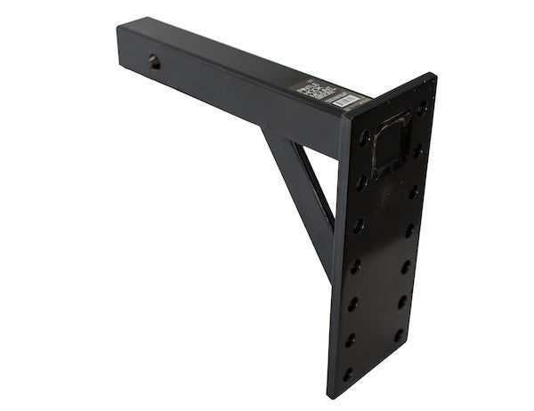 2 Inch Pintle Hitch Mounting Plate - 6 Position, 14.5 Inch Shank