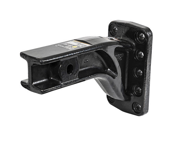 3 Inch Pintle Hitch Mounting Plate - 4 Position, 10 Inch Shank