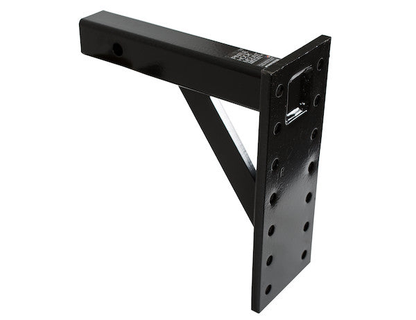 PM107 - 2 Inch Pintle Hitch Mounting Plate - 3 Position, 10 Inch Shank