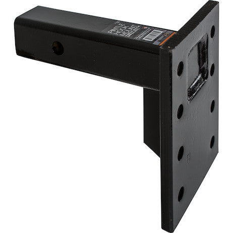 2 Inch Pintle Hitch Mounting Plate - 2 Position, 10 Inch Shank