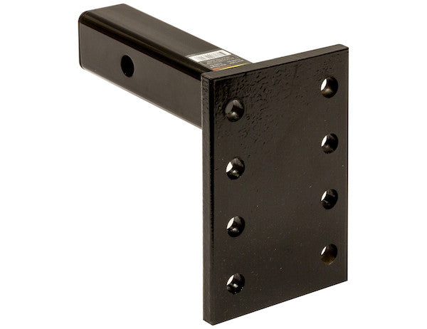 2 Inch Pintle Hitch Mounting Plate - 2 Position, 10 Inch Shank
