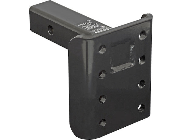 2 Inch Pintle Hitch Mounting Plate - 2 Position, 10 Inch Shank