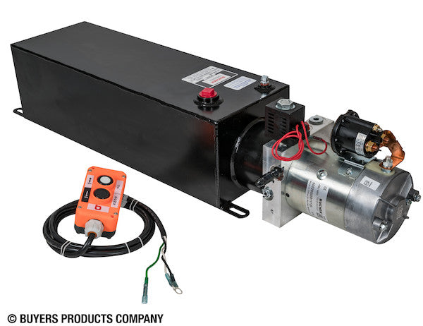 3-Way DC Power Unit-Electric Controls Horizontal 3 Gallon Steel Reservoir